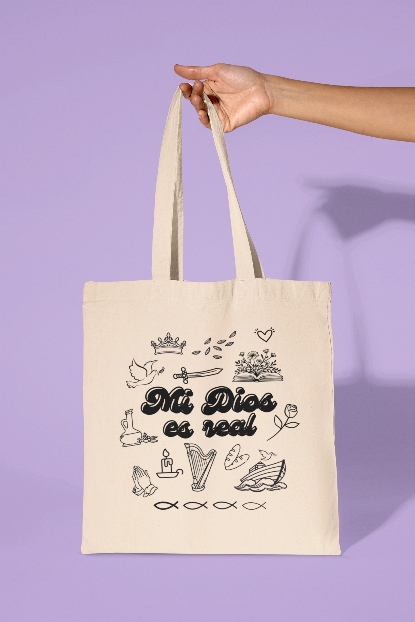 My God is real Tote Bag