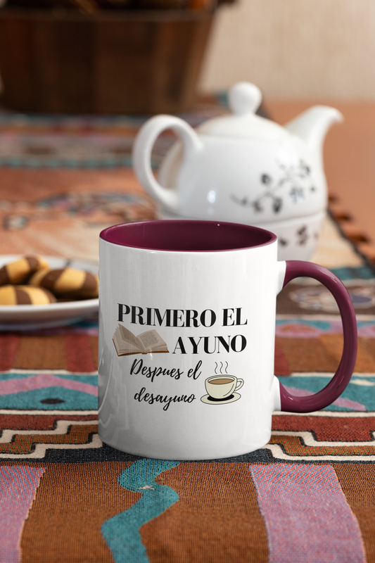 Primero el ayuno Taza