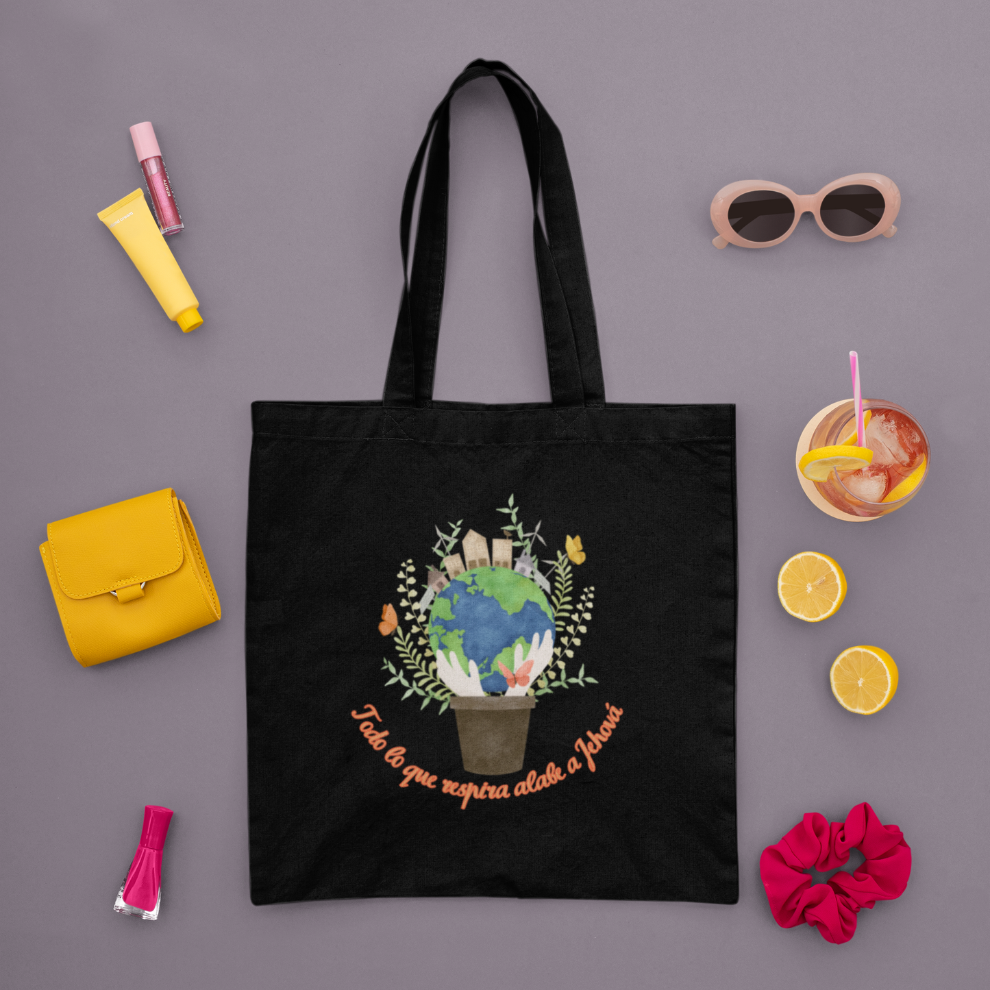 Everything that has breath Tote Bag