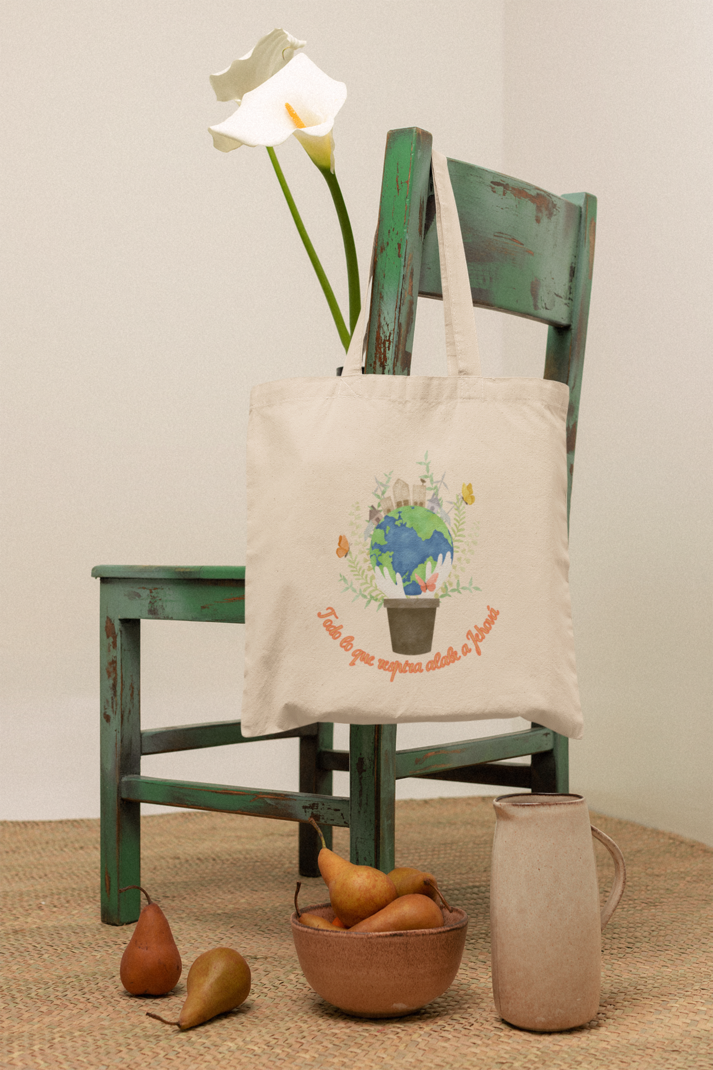 Everything that has breath Tote Bag